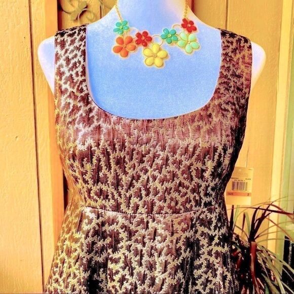 MICHAEL Michael Kors Black and Silver Mini Dress - Picture 9 of 16